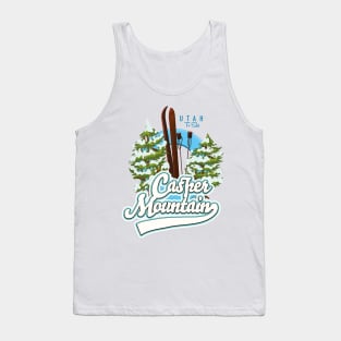 Casper Mountain Utah Ski logo Tank Top